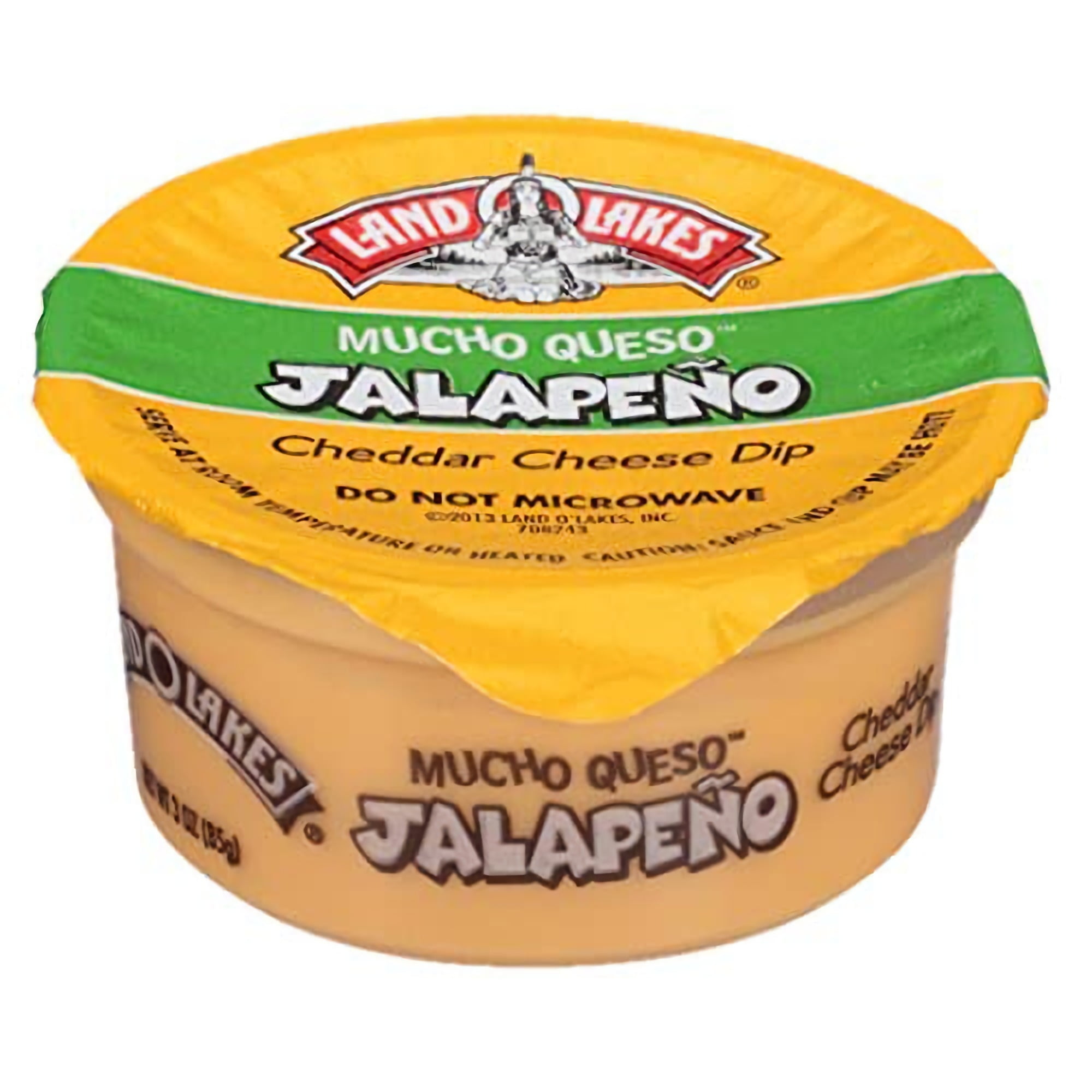 Individual Cheese Dip Cups 3 Oz Pack of 20 (Mucho Queso Jalapeno