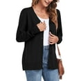 thumbnail image 2 of PPYOUNG Cardigan Sweater for Women's Button Down Knitwear Long Sleeve Soft Basic Knit Cardigan Sweater, 2 of 4