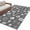 Black, variant on Grey Dog Paw Area Rug 5x7 Washable Rug Non Slip Modern Geometric Abstract Aesthetics Large Area Rug Soft Stainresistant Indoor Floor Carpet for Living Room Bedroom Home Office Dining Room Nursery