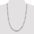 thumbnail image 5 of White Sterling Silver chain Anchor Figaro Men's 26 in 7.5 mm, 5 of 5