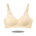thumbnail image 2 of Nursing Bras for Breastfeeding, Seamless Ultra Comfort Maternity Bra, Natural Shape, Pregnancy Sleep Bralette, 2 of 11