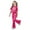 Hot Pink, variant on Girls Clothes Bow Detail Short Sleeve Top with Long Pants Daily Wear Set Baby Girl Outfits Light Blue 7-8 Years