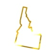 thumbnail image 1 of Idaho Outline Sticker Decal Die Cut - Self Adhesive Vinyl - Weatherproof - Made in USA - Many Color and Sizes - id, 1 of 6