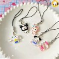thumbnail image 2 of Colgante De Teléfono Móvil AINGRID Kawaii Cinnamoroll Kuromi Pachacco My Melody Pareja Cuerda Para, 2 of 4