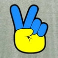 thumbnail image 3 of CafePress - Ukrainian Flag Peace Sign Ukraine Native H T Shirt - Women's Nightshirt, 3 of 4