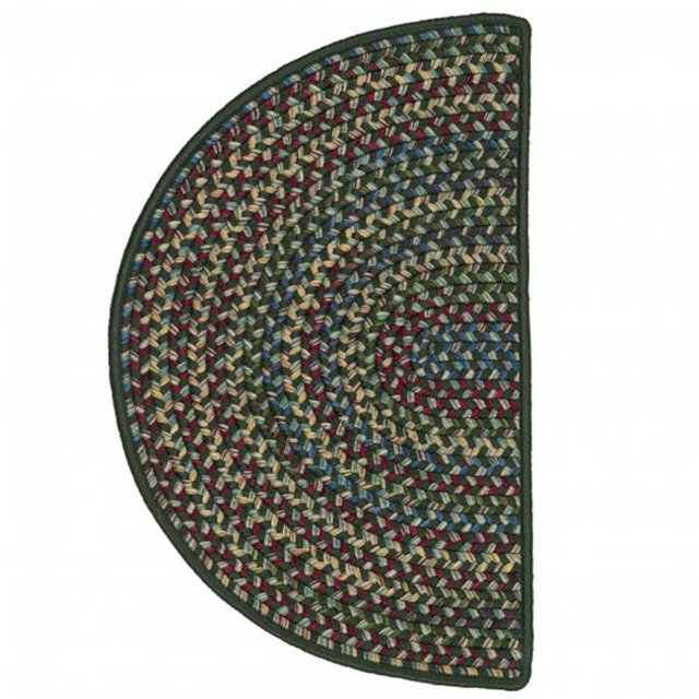 Colonial Mills WY26A018X030 Tapis de Zone 18 x 30 Po. Tranche de Worley, Vert Foncé