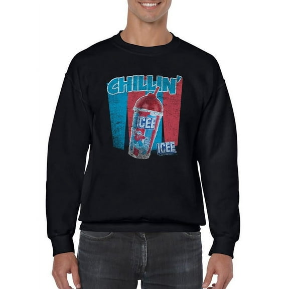 Chillin' ICEE Trendy Drink - Retro Beverage Graphic Men's Sweatshirt