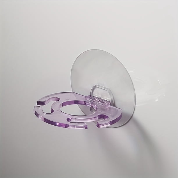 Organizador de Pared Autoadhesivo Sin Perforaciones, Transparente o Gris, para Cepillos de Dientes, Maquinillas de Afeitar y Pasta de Dientes, 10 X 10 Cm, Almacenamiento para Baño Sin Taladros.