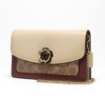thumbnail image 4 of Bolso bandolera Parker Ladies Camellia de lona revestida y piel, 4 of 4