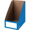 "Fellowes Bankers Box 8"" Magazine File Holder, Blue, 3pk"