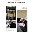 thumbnail image 5 of Auto Seat Middle Box Universal Car Seat Middle Box Hanger Almacenamiento Bolsa PU Cuero, 5 of 5