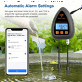 thumbnail image 2 of WiFi PH Monitor, Hydroponic PH Meter EC and TDS Tester, 5In1 Hydroponic Nutrients Tester with Data Logging US Plug, 2 of 7