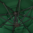 thumbnail image 4 of vidaXL 4-Tier Parasol with Aluminium Pole Green 3x3 m, 4 of 4