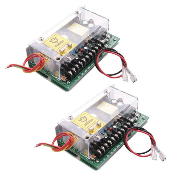 2X DC 12V 5A UPS Fuction Door Access Control Power Supply Use for Access Control System Switch Remote Lock AC 110V-240V,2 x access power supply 2 x User manual