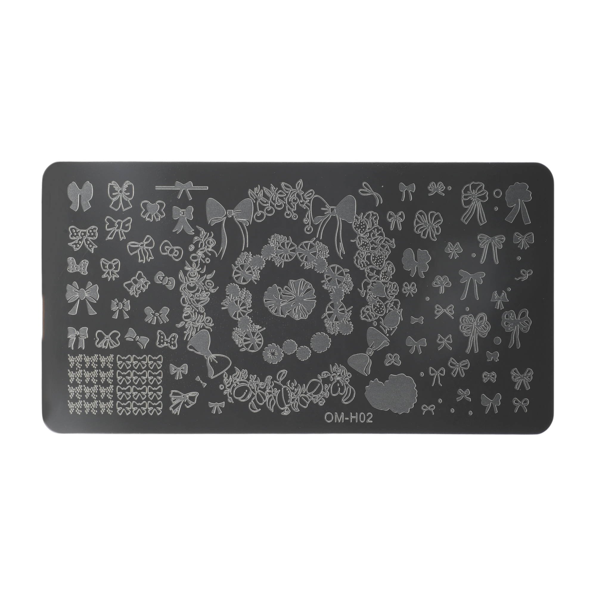 Unique Bargains 1 Pc Colorful Nail Art Stamp XY-Z19 Silver Tone