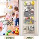 thumbnail image 1 of Stuffed Animal Storage Bag Over The Door Stuffed Animals Organizer With 4 Large Pockets Hanging Mesh Bags For Baby Plus-r, 1 of 5