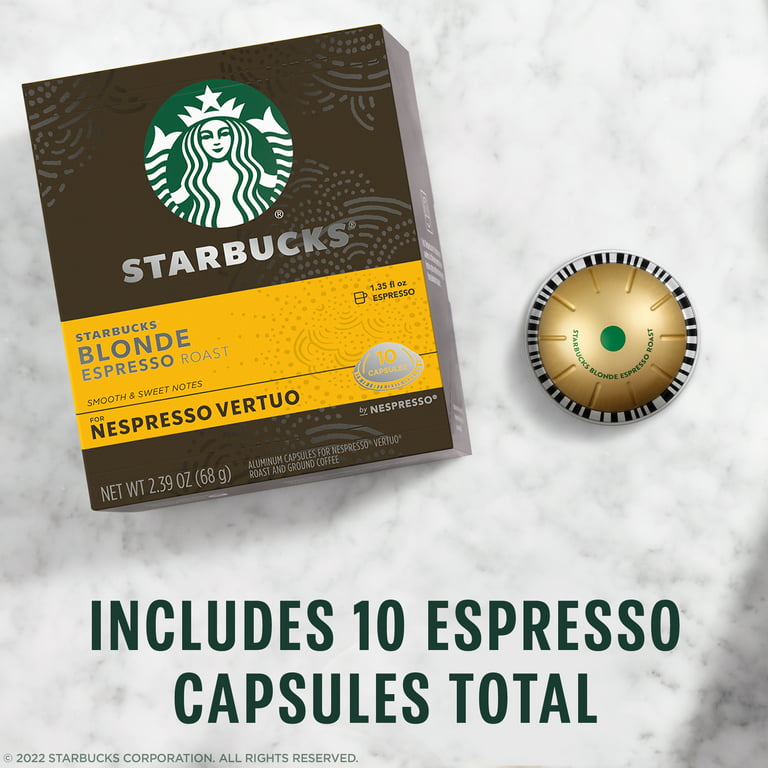 Starbucks Nespresso Coffee Capsules espresso roast, 18 Count