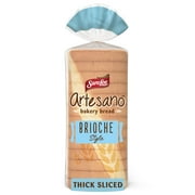 Sara Lee Artesano Brioche Bakery Bread, 20 oz, Soft Brioche Bread, Bag