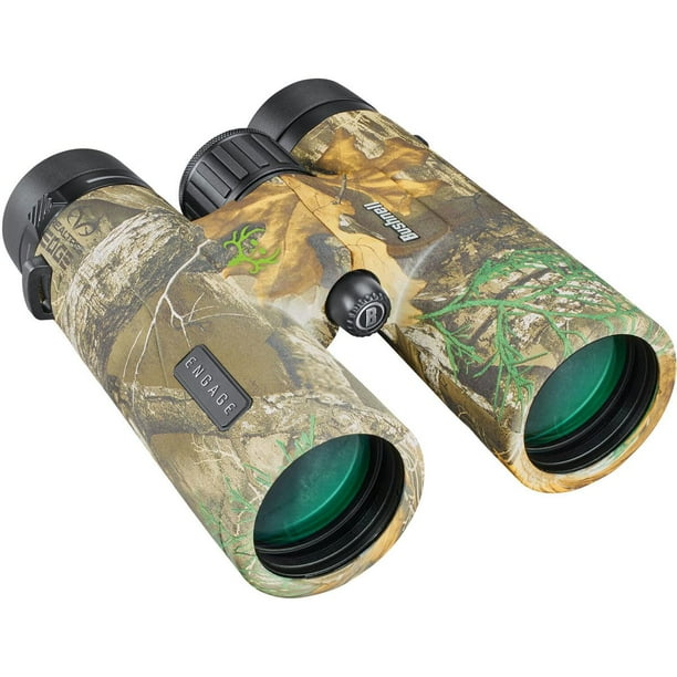 Binoculares Bushnell Engage X de 10 x 42 mm, IPX7, impermeables, Realtree