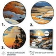 thumbnail image 3 of Designart "Sky Euphony In Winter I" Landscapes Floater Framed Canvas Art Print, 3 of 7