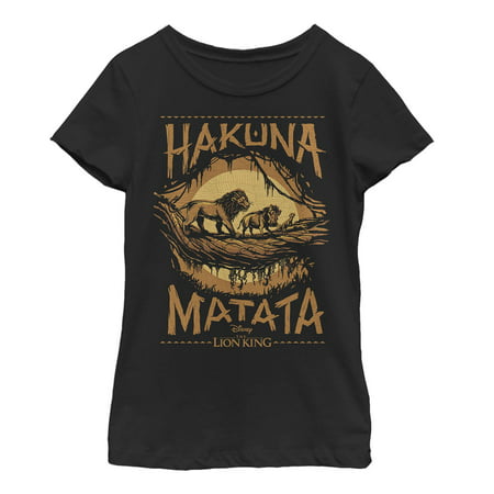 Lion King Girls' Hakuna Matata Jungle Trio T-Shirt
