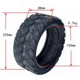 thumbnail image 2 of 2 Pcs Pneu Tubeless 80/60-6 Résistant à l'Usure pour Trottinette Électrique Mini Kibe pour Tous Ce Modèle, 2 of 6