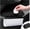 White, variant on Car Trash Can, Universal Leather Foldable Leakproof Garbage Bins Organizer Holder with 45 pcs Trash Bag, Car Seat Back Storage Box for Most Vehicles