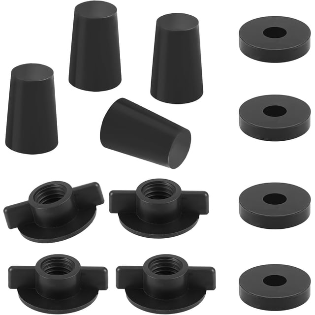 xianyou-Replacement Kit for Berkey Water Filter- Compatible with Berkey Gravity Water Filters & Black Carbon Filters, Water Filter Hole Blocking Plugs Parts- 4 Set Wing Nuts, Washers & Silicone Block
