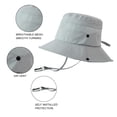 thumbnail image 3 of 2pcs Baby Sun Hat Beach Breathable Protection Kids Boys Girls Outdoor Summer Play Cap - style:style1, 3 of 5