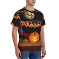 thumbnail image 2 of Qekee Halloween Decoration Classic Fit T-Shirt Men's Shirt Men's Tight Short Sleeves for Exercise, Running, Mountaineering - Halloween Decoration, 2 of 9