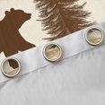thumbnail image 4 of Manfei Jungle Wildlife Black Out Curtains,Cute Bear Paws Curtains Pack of 2 (42x63 Each),Beige Brown Bedroom Curtains For Men Women,Microfiber Bedroom Decor, 4 of 6