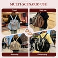 thumbnail image 5 of ROVTIULI Everyday bag , 2026 New Multifunctional Large-Capacity Handbag with 15 Smart Pockets, Tote Bag for Various Occasions, 5 of 7