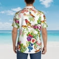 thumbnail image 4 of Disketp Hawaiian Shirts For Men,Birds And Flowers Print Mens Casual Short Sleeve Button Down Shirts Beach Shirt, 4 of 7