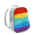 thumbnail image 4 of Mochila de silicona colorida para niños, juguetes educativos de descompresión creativa, mochila escolar, mochila para estudiantes Pinch Le Anti-roedores Pioneer, 4 of 5