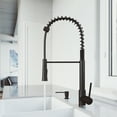 thumbnail image 3 of VIGO Laurelton Pull-Down Spray Kitchen Faucet With Soap Dispenser In Matte Black, 3 of 10
