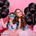 thumbnail image 4 of PMU Round Pink-Onyx Black 11 Inches latex Balloon Pkg/25, 4 of 7