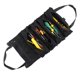 thumbnail image 4 of Bolsa enrollable con cremallera Organizador de herramientas Bolsa Bolsa Hardware Bolsa de herramientas eléctricas Negro Sharpla Bolsa enrollable para llaves, 4 of 8