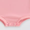 thumbnail image 5 of zaveiop Baby Girl Solid Ruffle Romper Bodysuit Jumpsuit Casual Clothes (Light Pink, 3-6 Months), 5 of 5