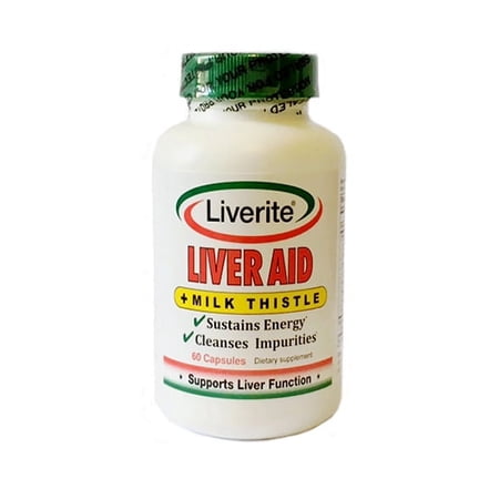 LIVERITE LIVER AID WITH MILK THISTLE 60 CAPS