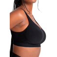 thumbnail image 1 of Bra Shapermint Seamless Wireless, ajustable, negro, talla grande, 1 of 6