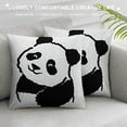 thumbnail image 3 of ONETECH Funny Panda Bear Gifts for Women Men Kids, Baby Panda Pillow Case Panda Themed Room Bedroom Home Chair Sofa Nursery Decor, 3 of 5
