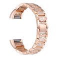 thumbnail image 1 of Stainlees Steep Soild Correa de reloj de pulsera con diamantes de imitación Kit de reparación de correa de reloj Reemplazo para Fitbit Charge 2 tholdsy PJ7465-04, 1 of 2