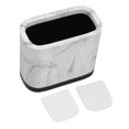 thumbnail image 1 of Portalápices NIKOU con diseño de mármol, para maquillaje, pinceles y lápices, moderno y minimalista, para guardar artículos de papelería, ABS, 1 of 8