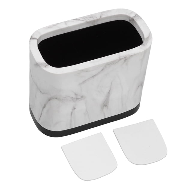 Portalápices NIKOU con diseño de mármol, para maquillaje, pinceles y lápices, moderno y minimalista, para guardar artículos de papelería, ABS