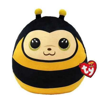 UPC: 0008421393268 | TY Squish-A-Boos Plush – ZINGER the Bumble Bee (12 inch)