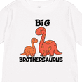 thumbnail image 4 of Inktastic Big Brothersaurus with Cute Sibling Dinosaurs Boys Long Sleeve Toddler T-Shirt, 4 of 5