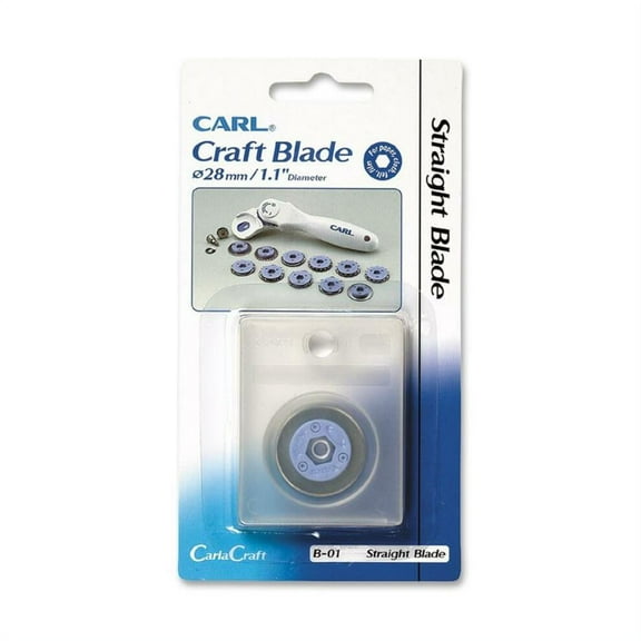 CARL, CUI15001, B-01 Straight Replacement Blade, 1 Each, Silver