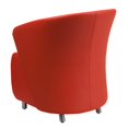 thumbnail image 2 of Scranton & Co Chaise de Réception en Cuir Rouge, 2 of 5