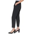thumbnail image 2 of Calvin Klein Flat Front Back Elastic Pants Black LG (US 12), 2 of 5