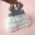 thumbnail image 3 of KDFJPTH Mesh Suspender Cat Dress Striped Clothing Skirt Pet Dog Clothing Supplies Pet Poodle Dog Sweater Mamas Boy Dog Shirt for Small Dogs Girl Dog Med Girl for Wedding for, 3 of 7